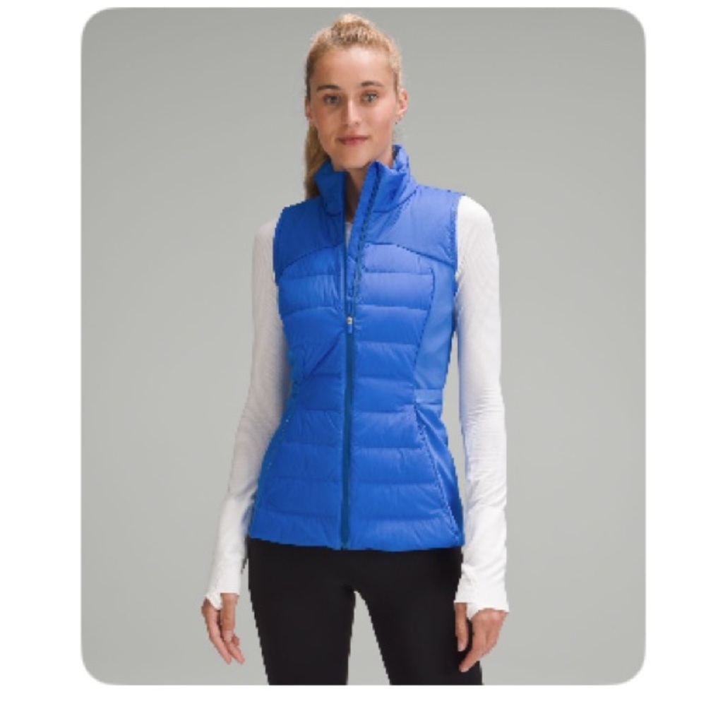 lululemon athletica Blue Quilted Puffer Vest